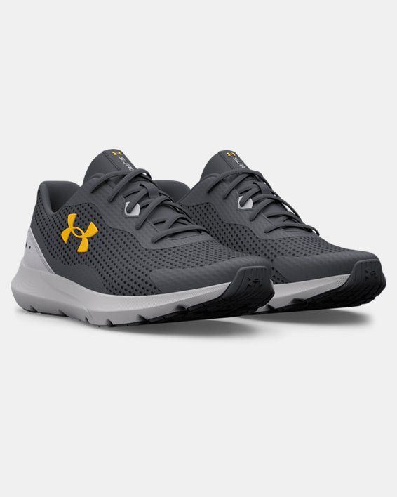 Men's UA Surge 3 Running Shoes in Gray image number 3